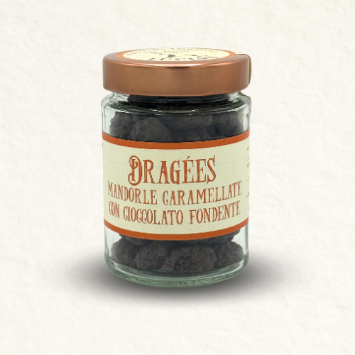 Dragées - Mandorle Caramellate con Cioccolato Fondente